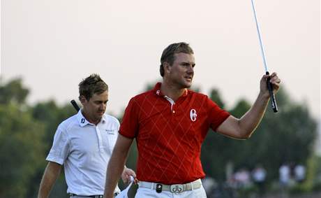 Ian Poulter a Robert Karlsson, Dubai world Championship