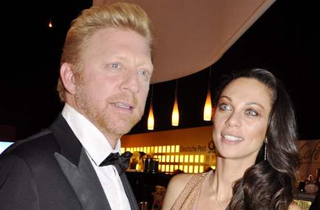 Boris Becker s manelkou Lilly