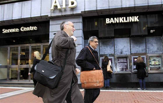 Allied Irish Bank (AIB) v irském Dublinu. Ilustraní foto