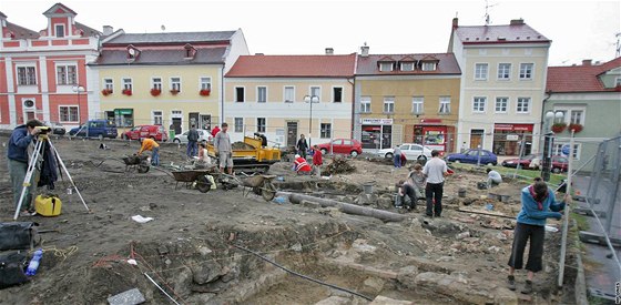 Archeologický przkum v Mladé Boleslavi jití emoce.