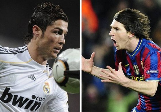 RONALDO VS. MESSI. V pondlí se proti sob utkají v El Clásiku. Je lepí Ronaldo (vlevo), nebo Lionel Messi?