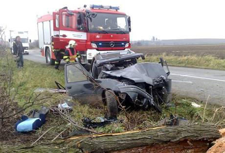Nehoda u ernk na Nymbursku (26.11. 2010)