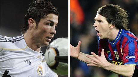 RONALDO VS. MESSI. V pondlí se proti sob utkají v El Clásiku. Je lepí Ronaldo (vlevo), nebo Lionel Messi?