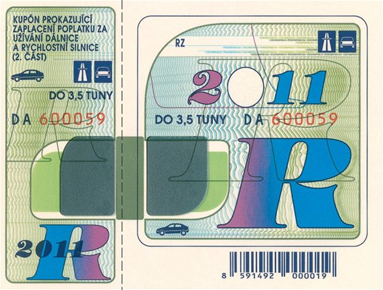 Dálniní známka 2011