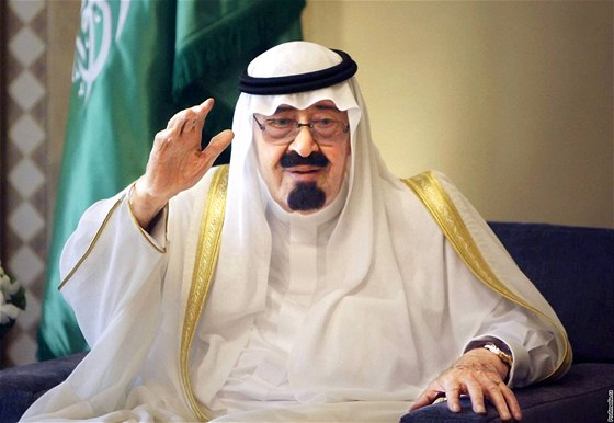 Saúdskoarabský král Abdulláh.