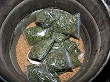 Policist na Brnnsku zabavili 3 kila marihuany.