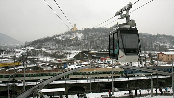 Lanovka na Vtrui.