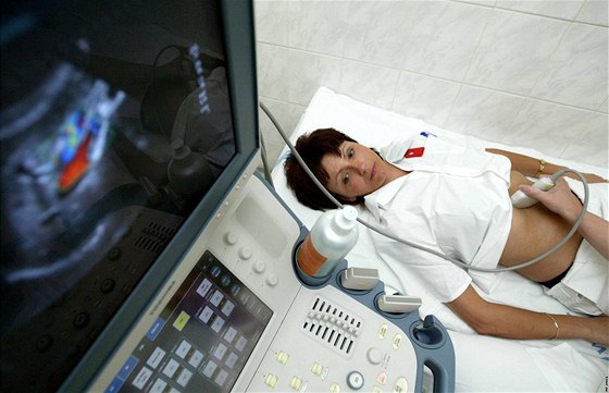 Ultrazvuk v dínské nemocnici.
