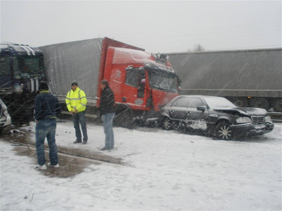 Na potu nehod na Vysoin se v roce 2010 negativn podepsala dálnice D1. Ilustraní foto