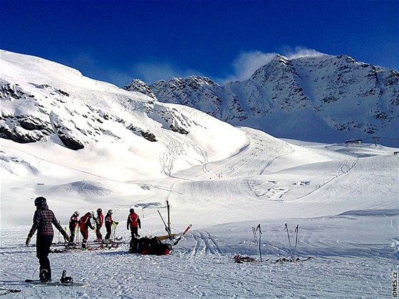 Sulden, sjezdovky nad Madritschhütte