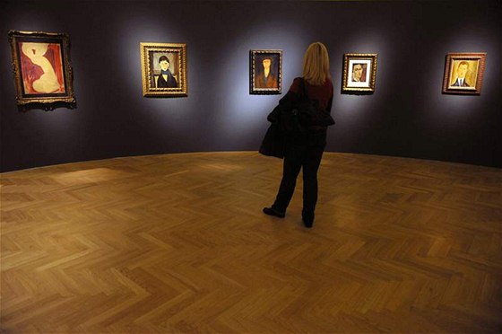 Z praské výstavy Amedea Modiglianiho