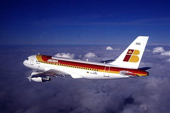 Letadlo panlské letecké spolenosti Iberia.