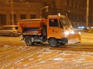 Sníh v centru Brna. (1. prosince 2010)