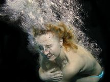 Mistrovstv R v podvodnm fotografovn - kategorie pohyb, 3.msto - Alena Vorkov