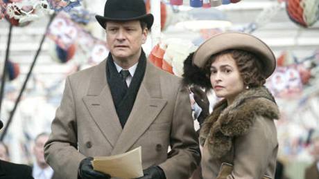 Z filmu The King´s Speech - Colin Firth a H.Bonham Carterová