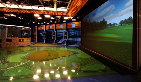 Studio pro zpravodajsk poad Golf Central americkho Golf Channelu.