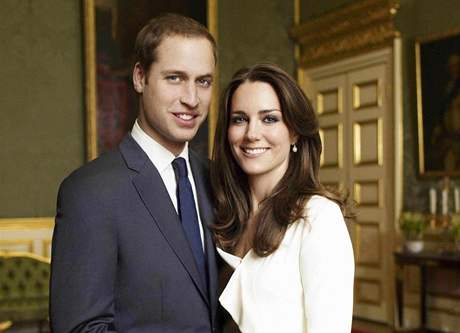 Oficiln snmek prince Williama a jeho snoubenky Kate Middletonov