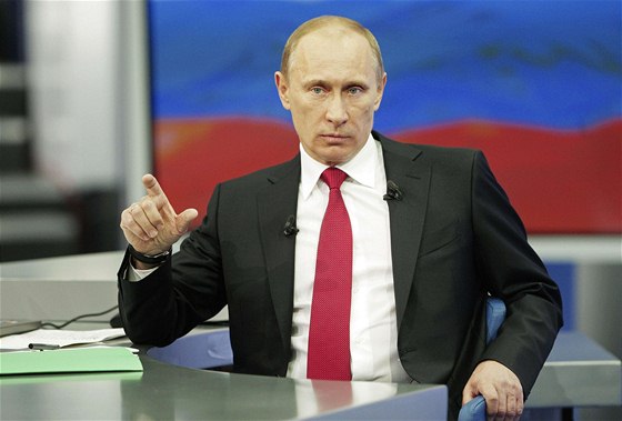 Vladimir Putin v televizní debat s adovými Rusy (16. prosince 2010)