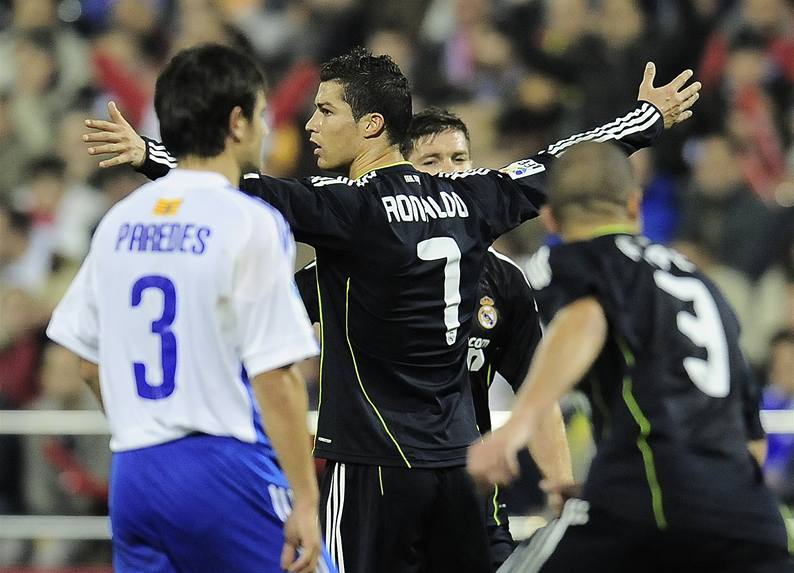 ZASE SKÓROVAL. Cristiano Ronaldo z Realu Madrid (7) potvrdil skvlou steleckou bilanci.   