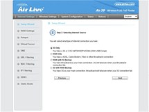 screenshoty router airlive 