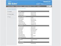 screenshoty router airlive 