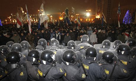 Protesty proti znovuzvolen Alexandra Lukaenka prezidentem Bloruska (20. prosince 2010)
