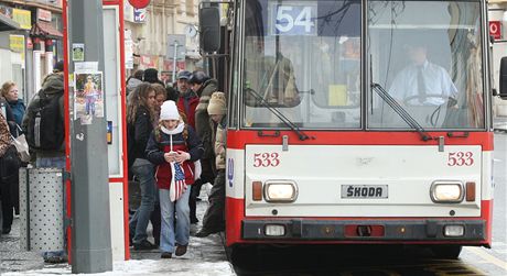 Trolejbus v Ústí nad Labem.