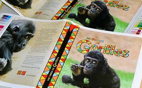 Tisk kníky gorilích pohádek