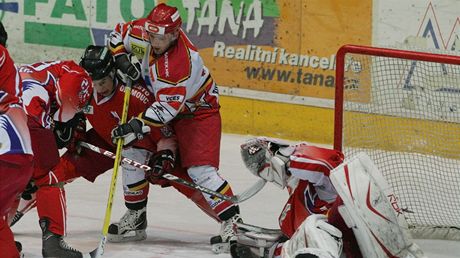 Momentka z utkání Hradec Králové - Olomouc