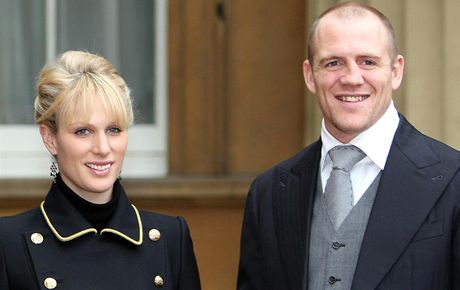 Zara Phillipsov a jej snoubenec Mike Tindall