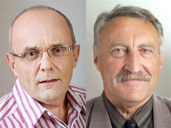 Ministr pro místní rozvoj Kamil Jankovský (vlevo) a éf sdruení nájemník