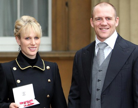 Zara Phillipsov a jej snoubenec Mike Tindall