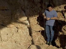 Jeskyn Qessam v Izraeli, kde archeologov nalezli 400 tisc let star zuby lidskch pedk