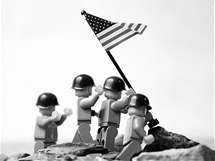 Classics in Lego: Vztyen americk vlajky na ostrov Iwodima