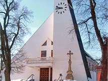Kostel svatho Jilj v Kelov na Olomoucku.