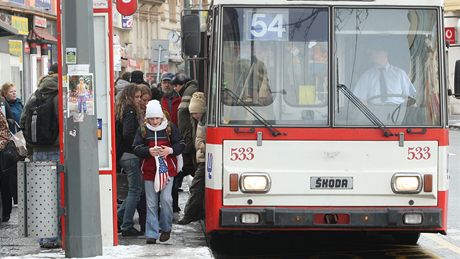 Trolejbus v Ústí nad Labem.