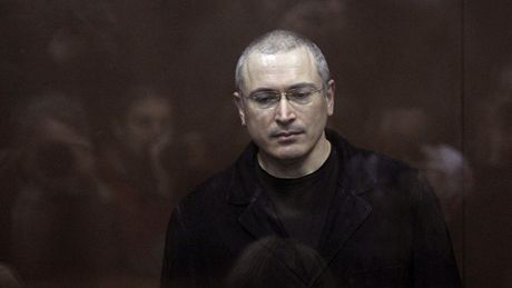 Michail Chodorkovskij v moskevské soudní síni (27. prosince 2010)