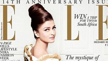 Aishwarya Rai Bachchanová na obálce asopisu Elle