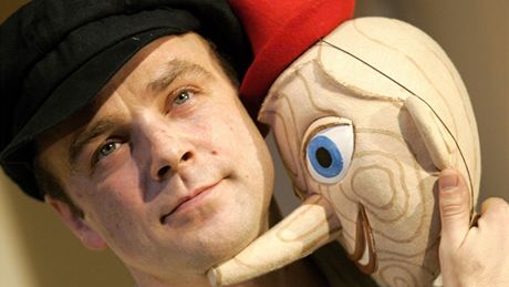 Nová pohádka Pinocchio ve Slováckém divadle. Na snímku Tomáš Šulaj. Nová pohádka Pinocchio ve Slováckém divadle. Na snímku Tomáš Šulaj.
