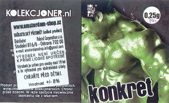Jedna ze syntetických drog, kterou nabízí sí obchod, do nj patí i prodejna v Olomouci.
