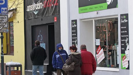 Jeden z obchodů na Stodolní ulici, kde prodávají tzv. sběratelské předměty. Jeden z obchodů na Stodolní ulici, kde prodávají tzv. sběratelské předměty.