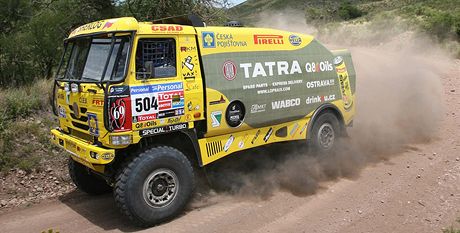 Ale Loprais s Tatrou pi Rallye Dakar 2011.