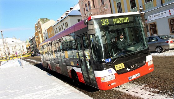 Linka íslo 30 bude v Plzni nov pravideln zajídt a na Borská pole. Ilustraní foto