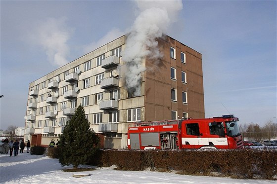 Poár v byt v Plané nad Lunicí