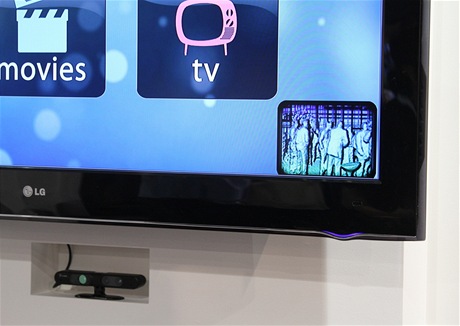 CES 2011 - PrimeSense - vypustil vlastn Kinect. Zde jako dlkov ovlada pro televizi LG.