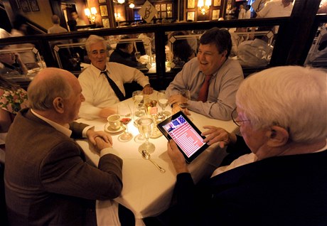iPad msto npojovho lstku vyuvaj v jedn Atlantsk restauraci