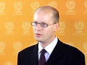 Bohuslav Sobotka na tiskov konferenci SSD (13.9.2010)