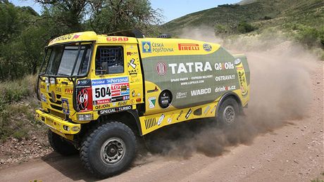 Ale Loprais s Tatrou pi Rallye Dakar 2011.