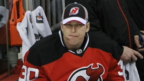 Martin Brodeur na stídace New Jersey.