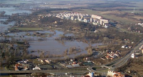 Povodn leden 2011 - Plze Roudn
